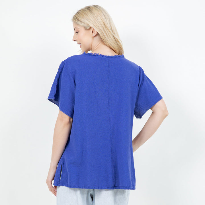 Jan Top -100% Cotton Gauze from KADOU Boutique
