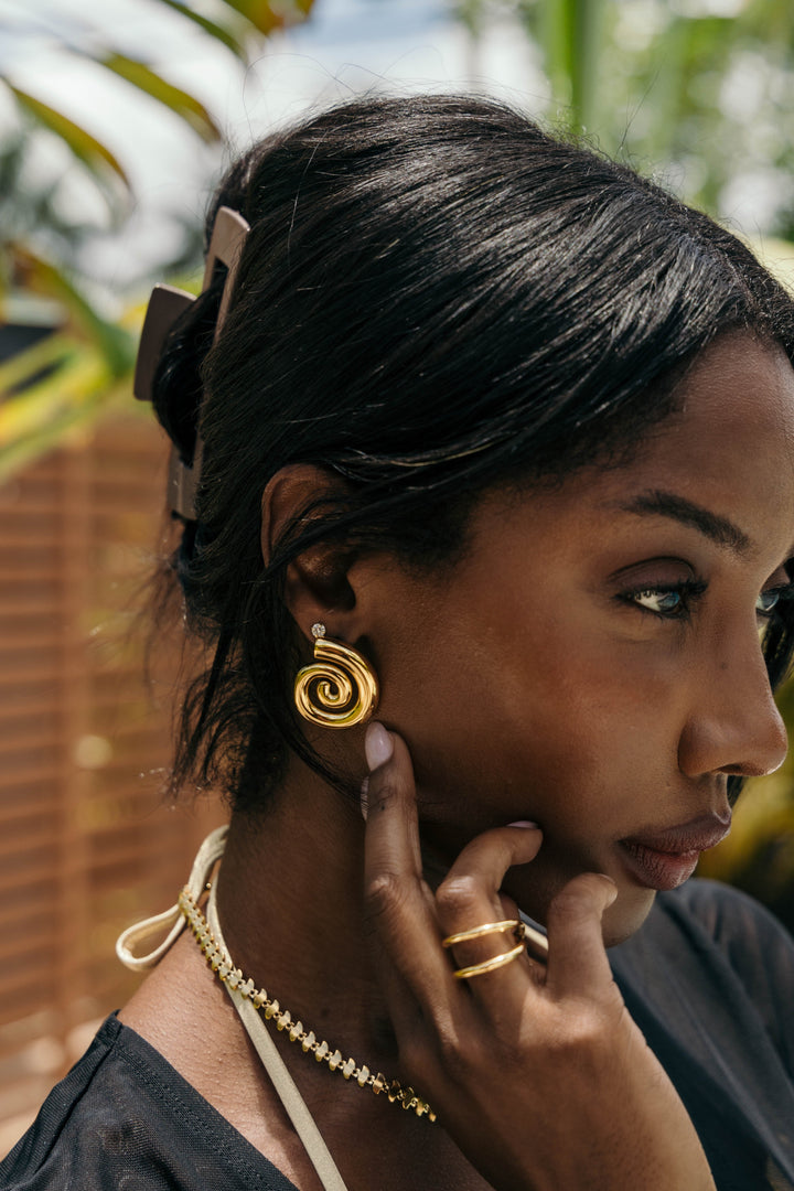 Incanto Cz Studs from KADOU Boutique