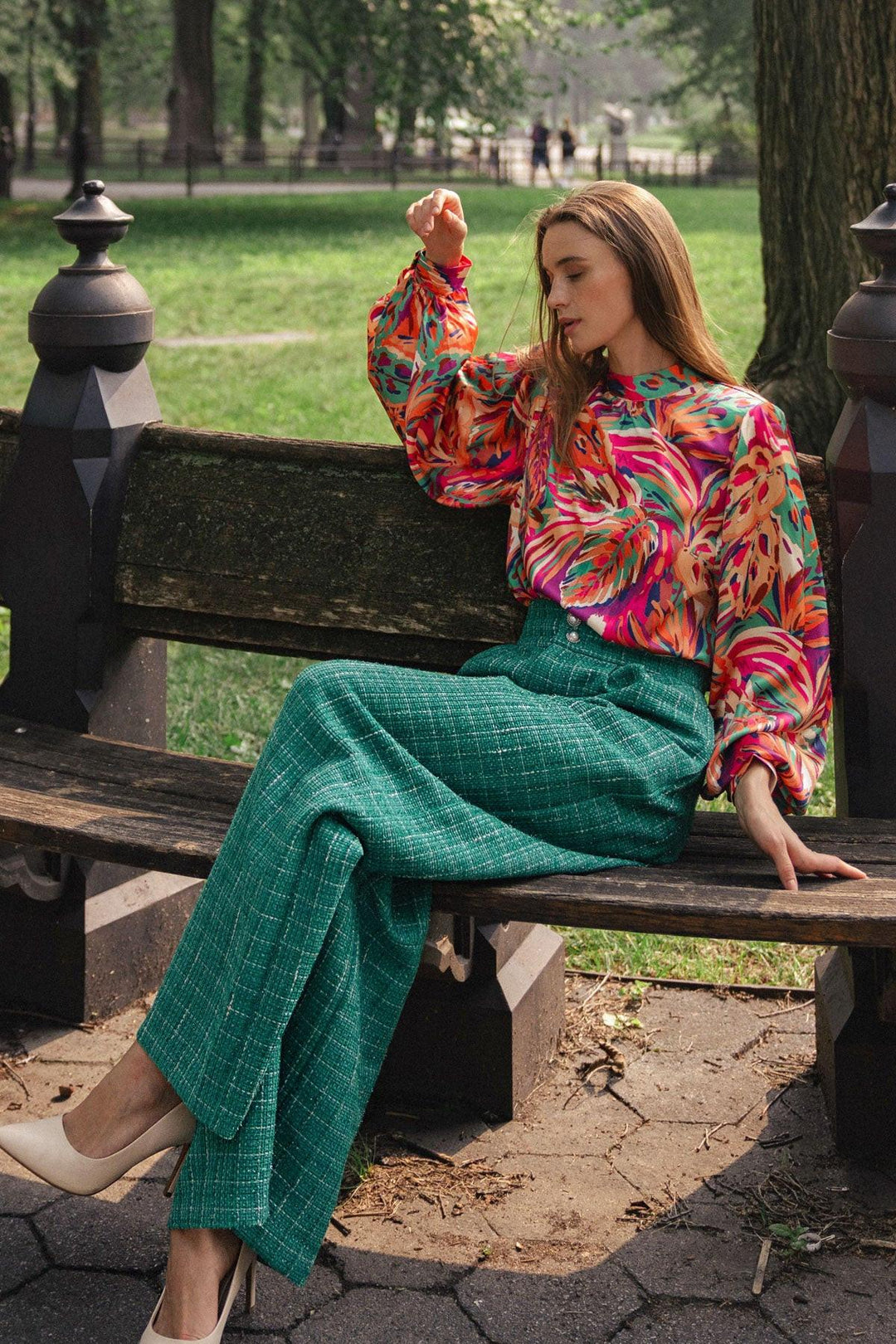 Adoring Devotion Woven Top from KADOU Boutique