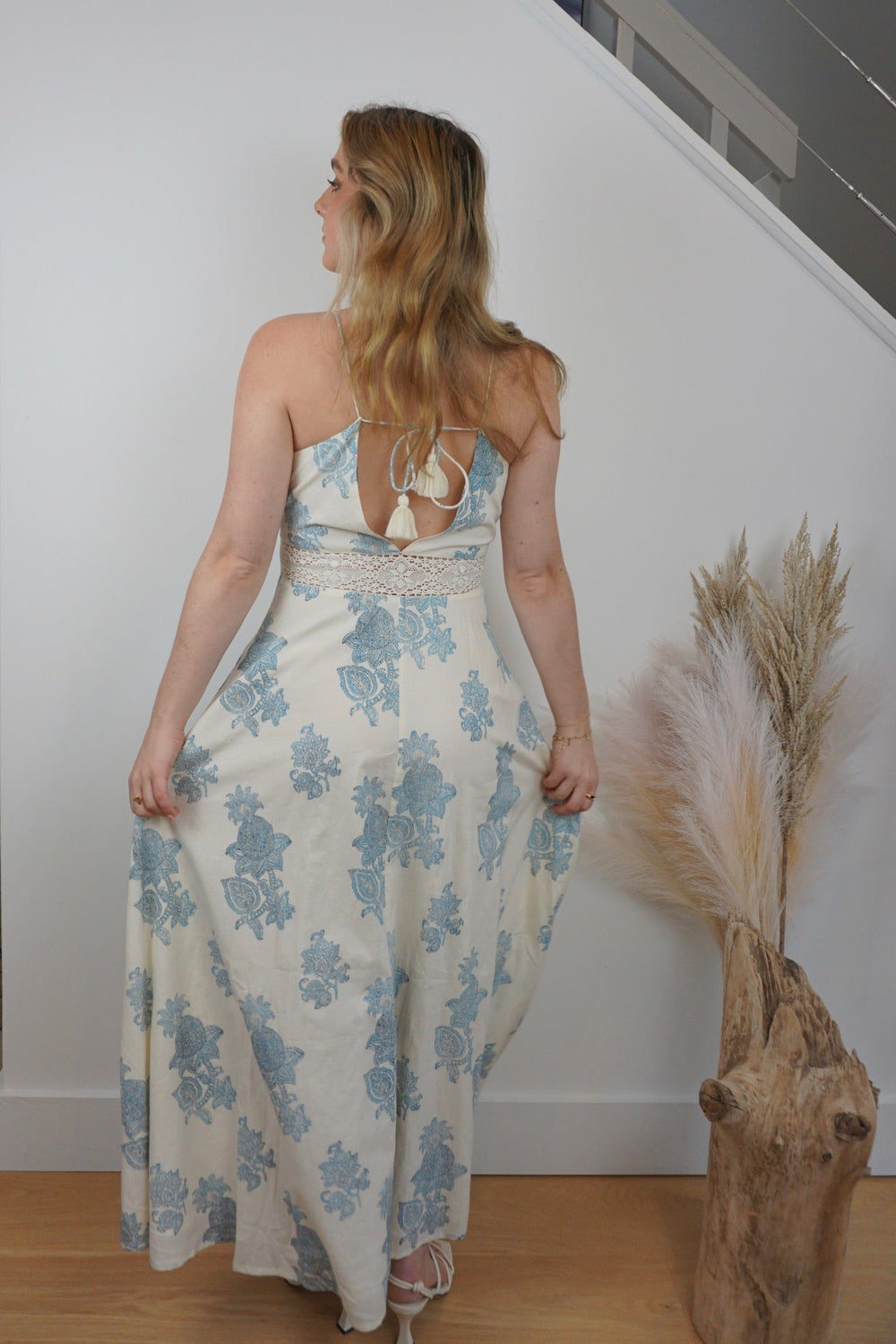 Isabella Maxi Dress - Turquoise from KADOU Boutique