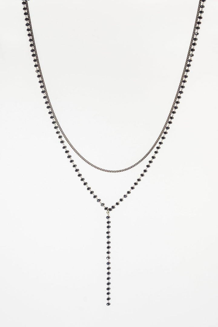 BEADED Y NECKLACE