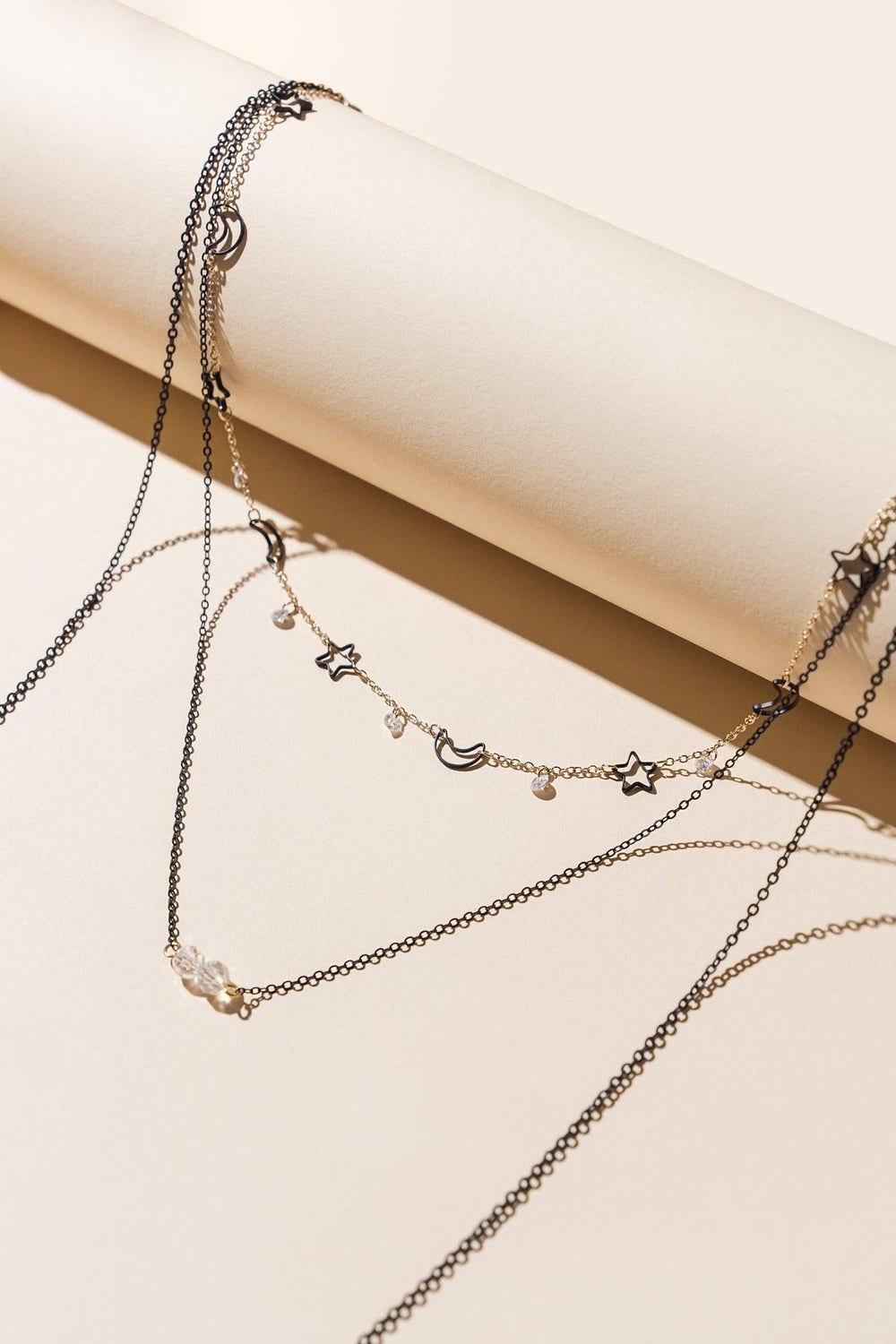 It's Like Thunder Layered Necklace from KADOU Boutique