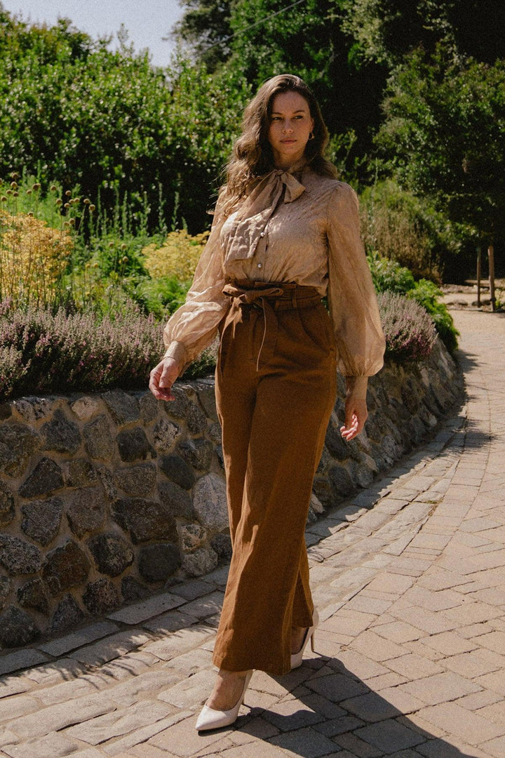 Beyond Compare Semi Sheer Blouse from KADOU Boutique