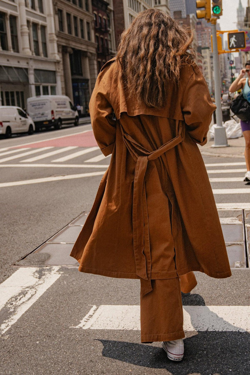 Keeper of My Heart Twill Trench Coat from KADOU Boutique