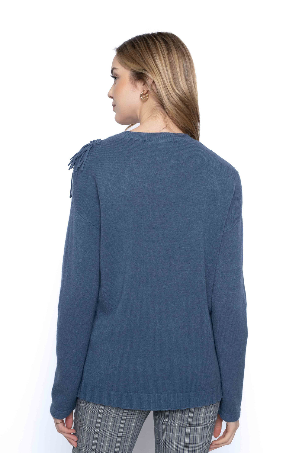 Women’s Decorated Neckline Sweater from KADOU Boutique
