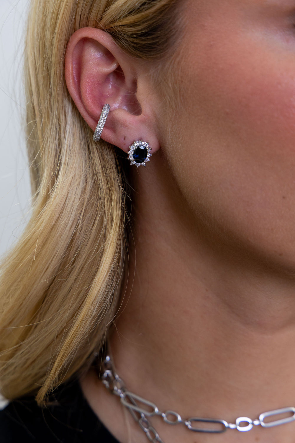 Meredith Sapphire Stud from KADOU Boutique