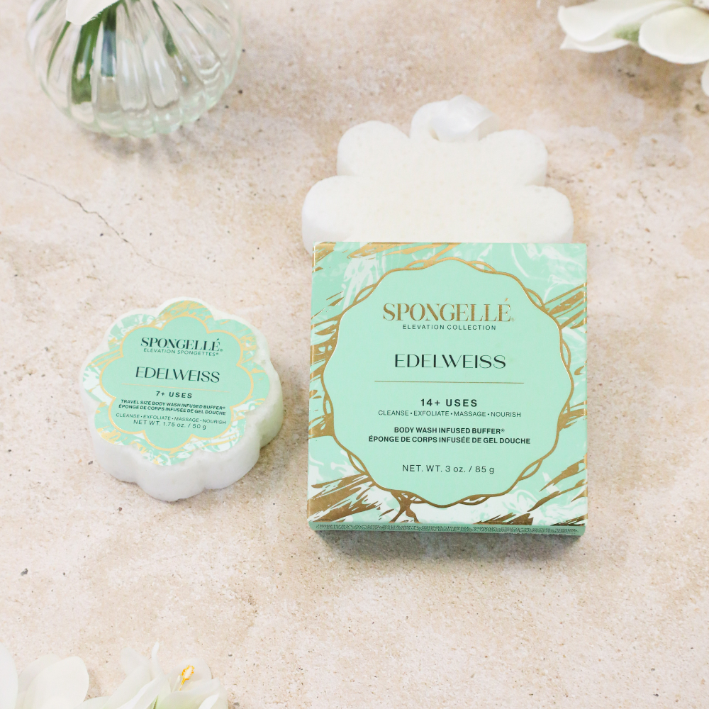 Edelweiss Body &amp; Travel Buffer Set from KADOU Boutique