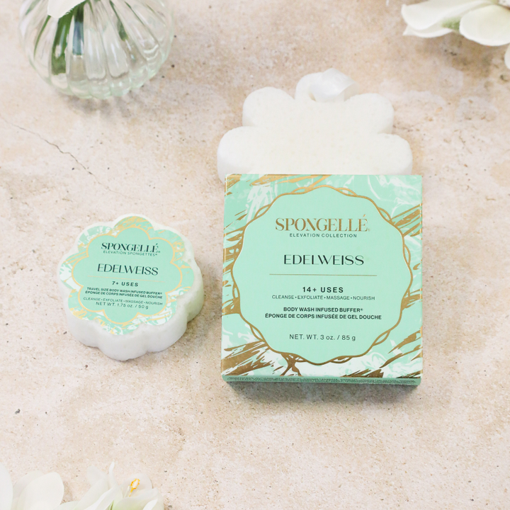 Edelweiss Body &amp; Travel Buffer Set from KADOU Boutique