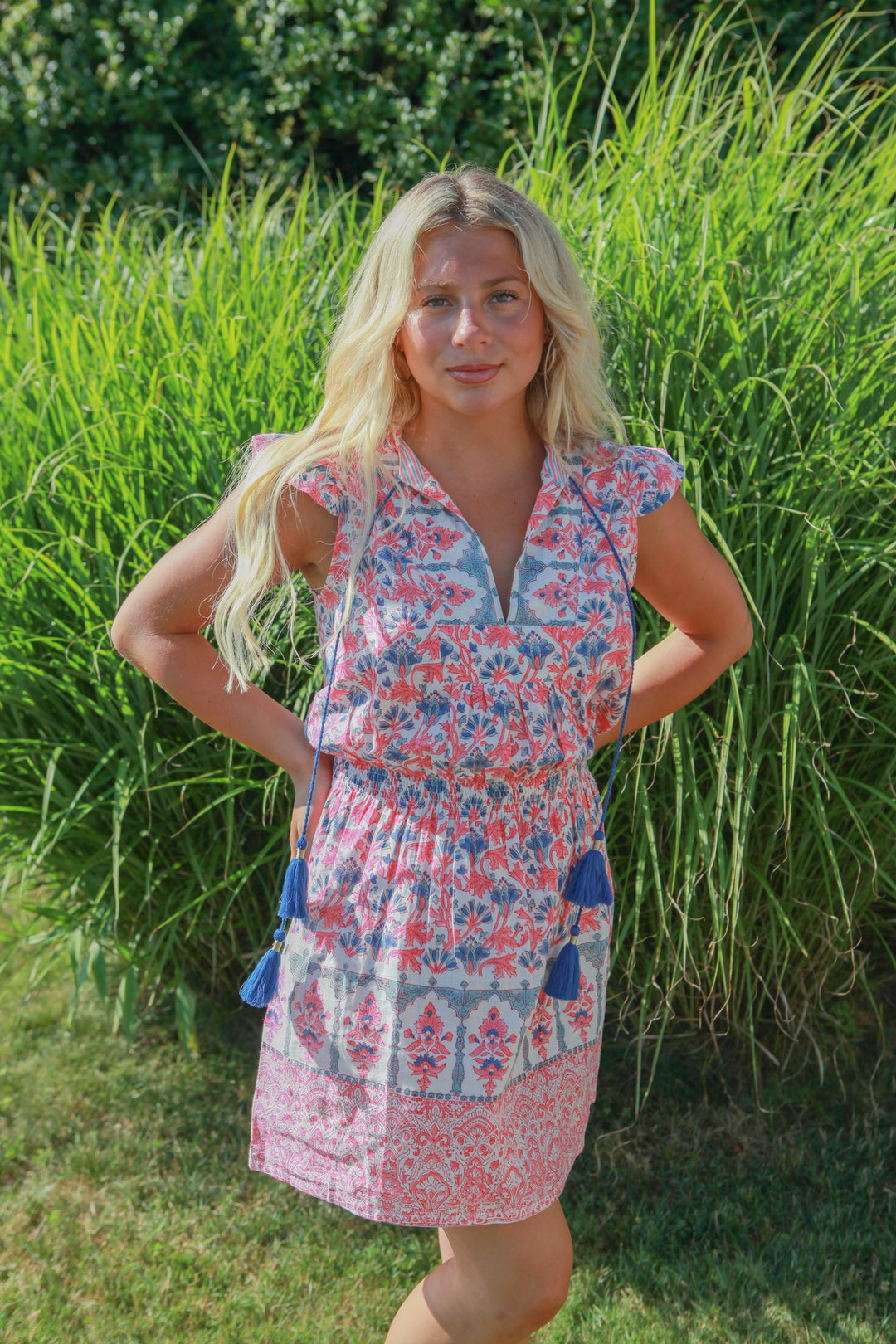 Effi Mini Dress in Pastel Palace from KADOU Boutique