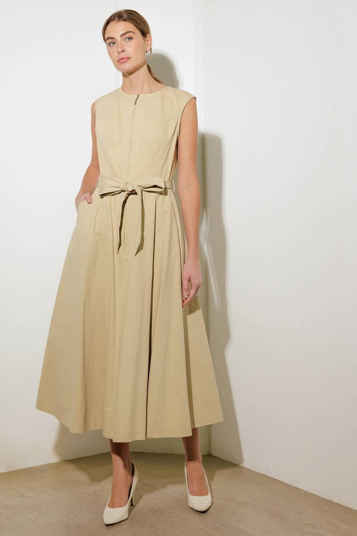 Delicate Dreams Woven Midi Dress from KADOU Boutique