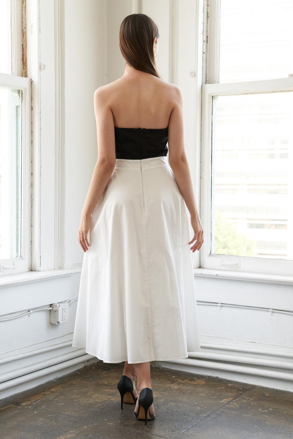 Blissful Breeze Woven Midi Dress from KADOU Boutique