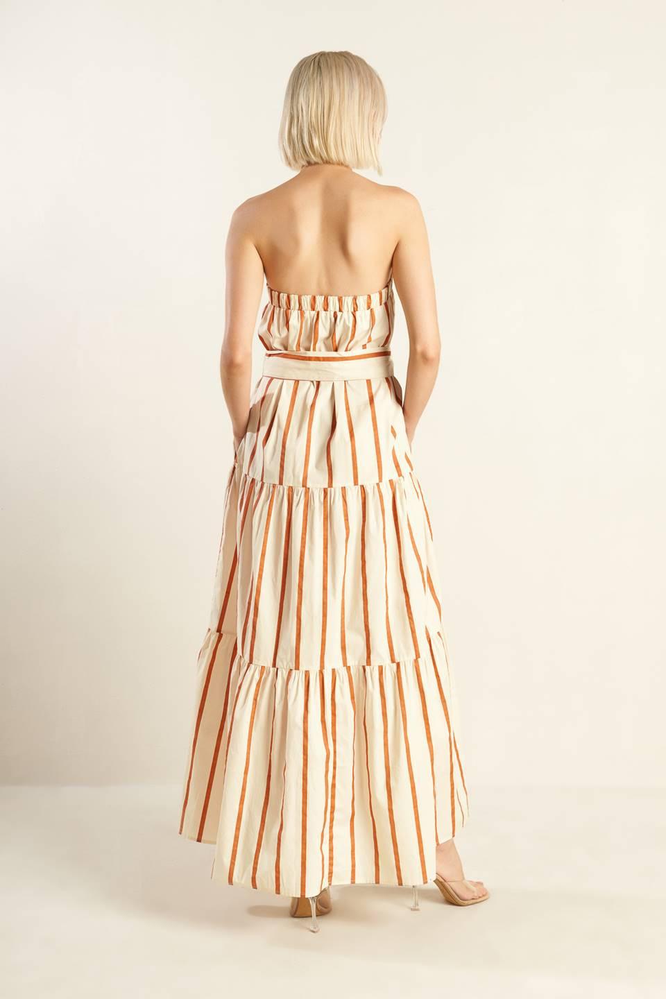 Sweet Reminiscence Woven Maxi Dress from KADOU Boutique