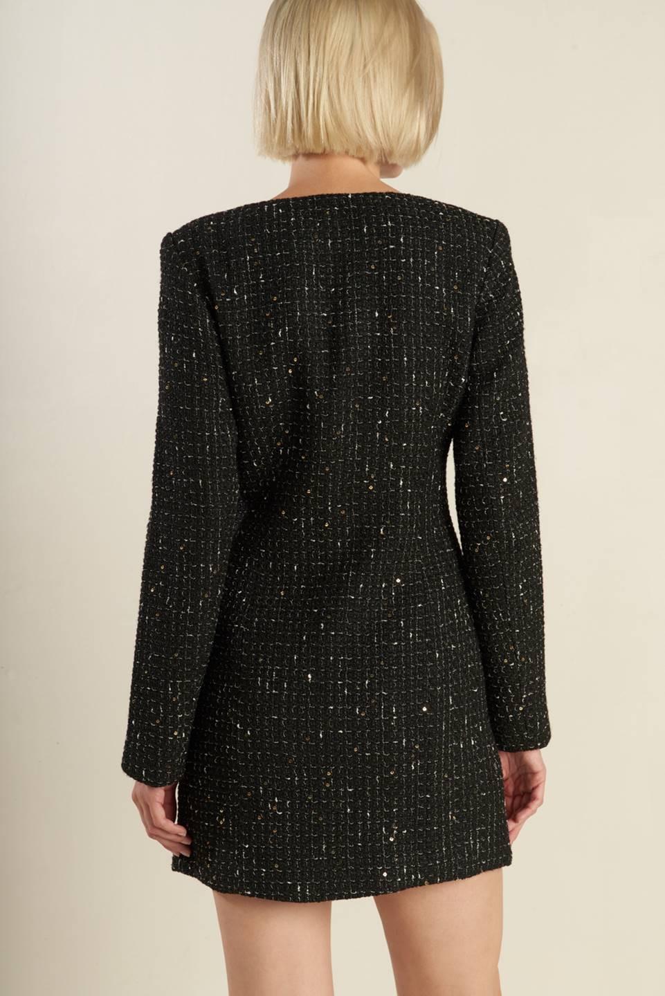 Heart Unbound Tweed Mini Dress from KADOU Boutique
