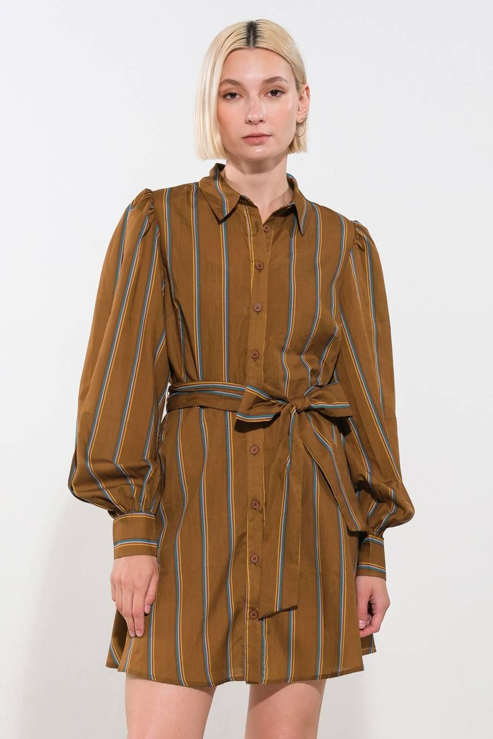 Give It a Go Woven Mini Dress from KADOU Boutique