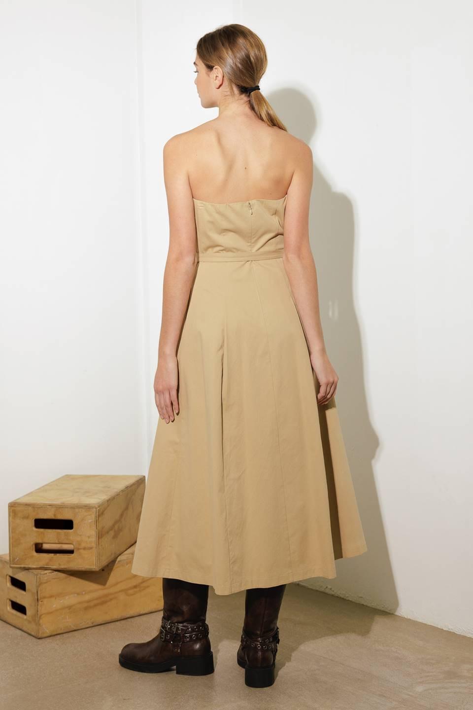 Taking Compliments Woven Midi Dress from KADOU Boutique