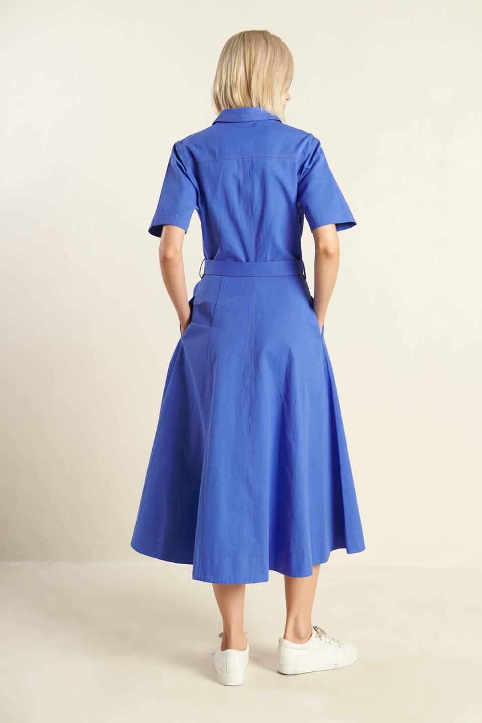Soul On Fire Woven Midi Dress from KADOU Boutique