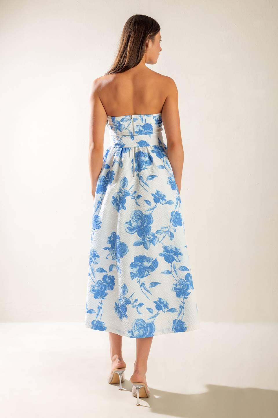 Honestly Love Woven Midi Dress from KADOU Boutique