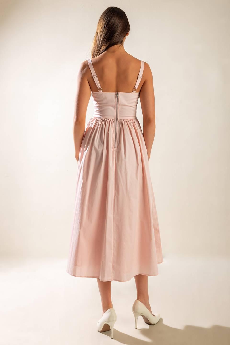 Easily Loved Woven Midi Dress from KADOU Boutique