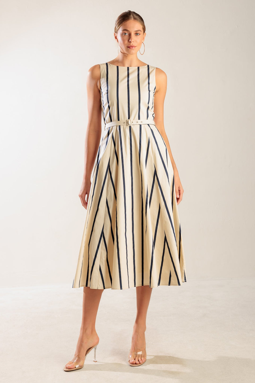 Sail Away Woven Midi Dress from KADOU Boutique