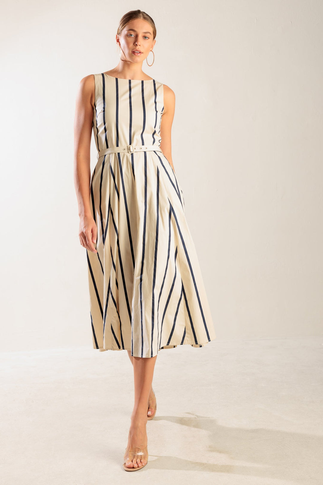 Sail Away Woven Midi Dress from KADOU Boutique
