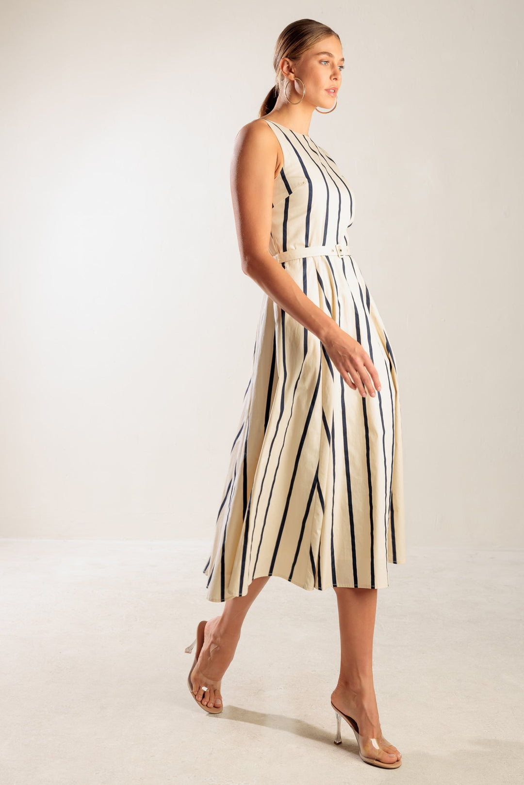 Sail Away Woven Midi Dress from KADOU Boutique