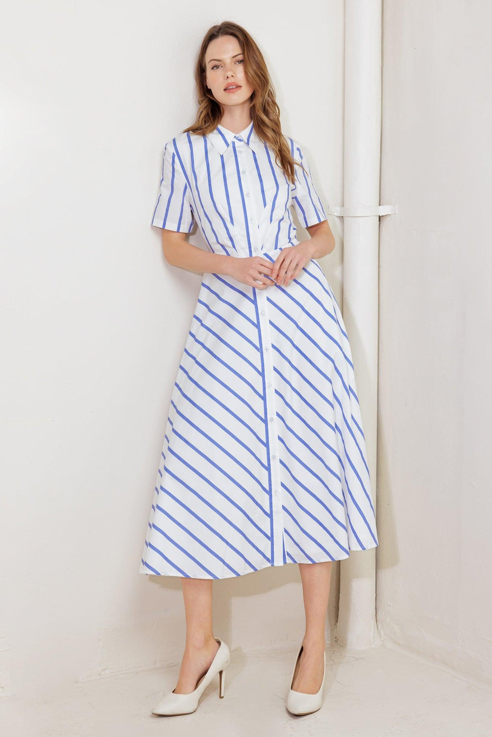 You Had Me At Woven Midi Dress from KADOU Boutique