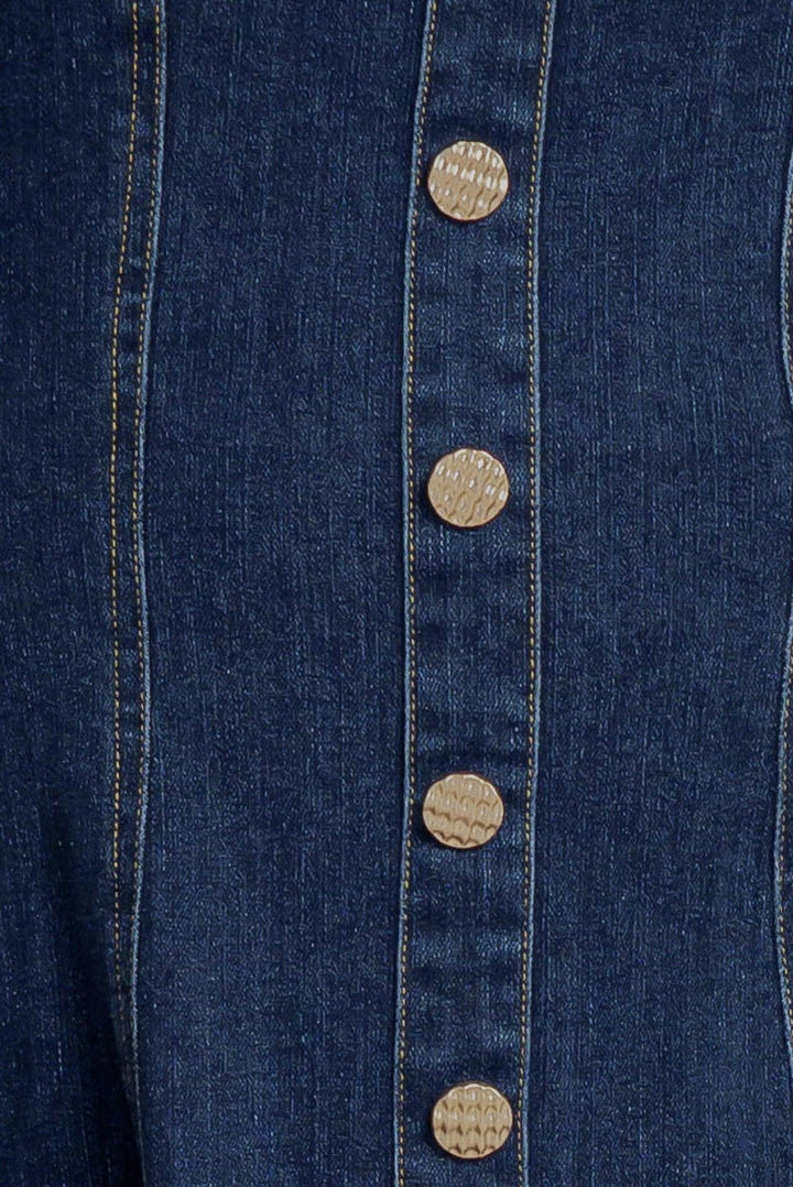 PUFF &amp; PLAY DENIM MINI DRESS