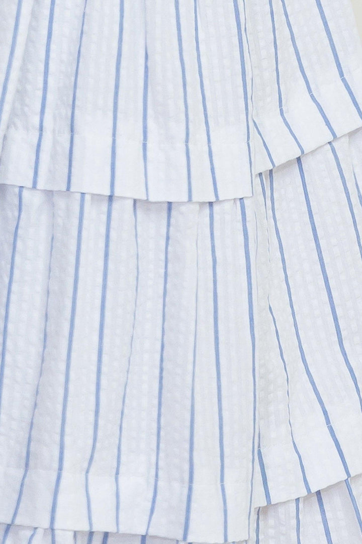 BREEZE NOTE WOVEN MIDI DRESS