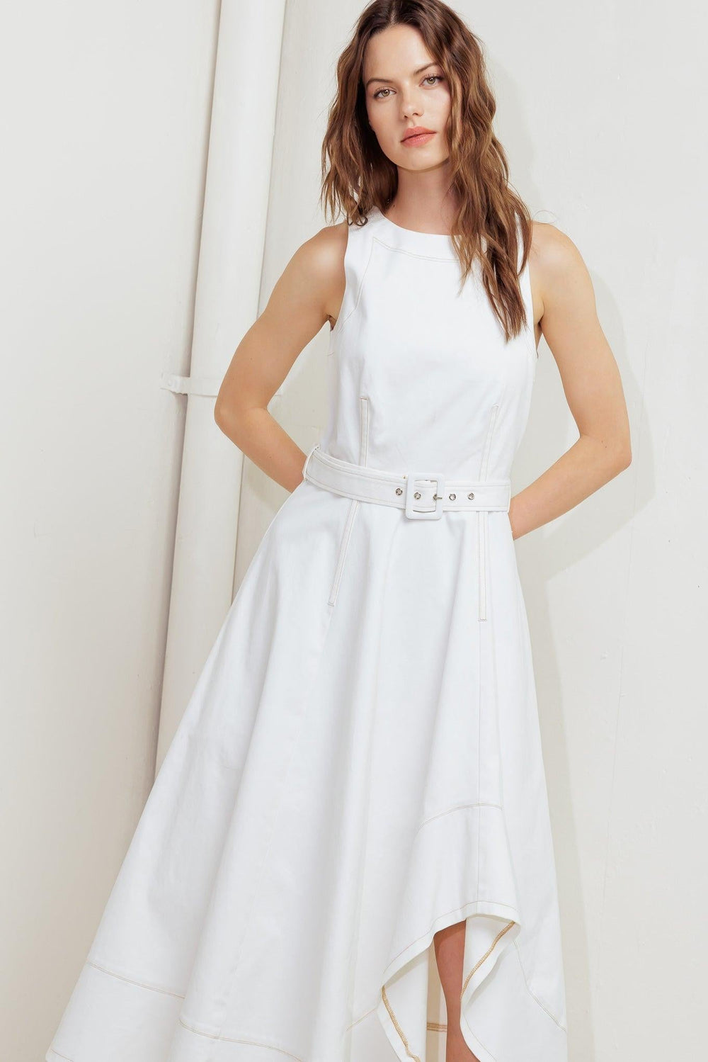 Poet’s Muse Woven Midi Dress from KADOU Boutique
