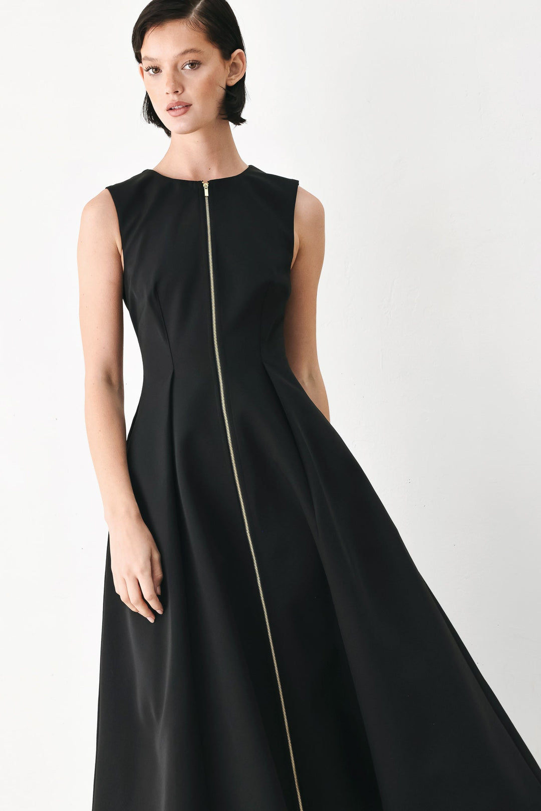 Clay Modern Sway Woven Midi Dress from KADOU Boutique