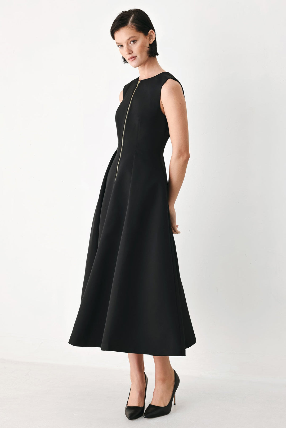 Clay Modern Sway Woven Midi Dress from KADOU Boutique