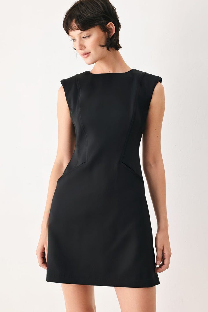 The Modern Icon Woven Shift Dress from KADOU Boutique