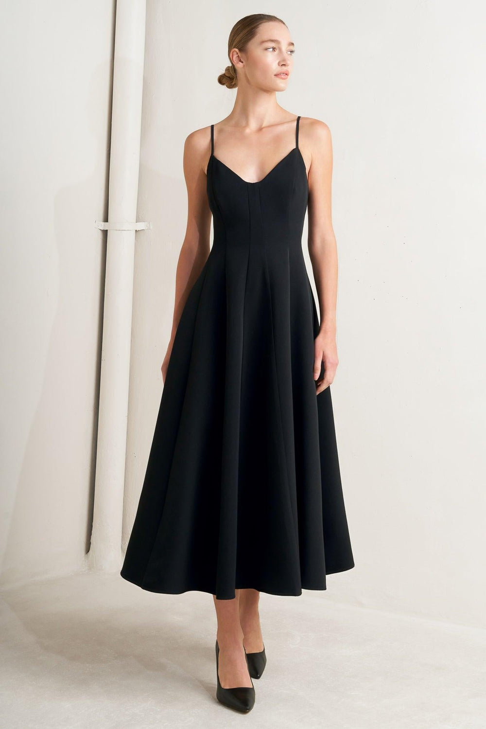 Pure Intention Woven Midi Dress from KADOU Boutique
