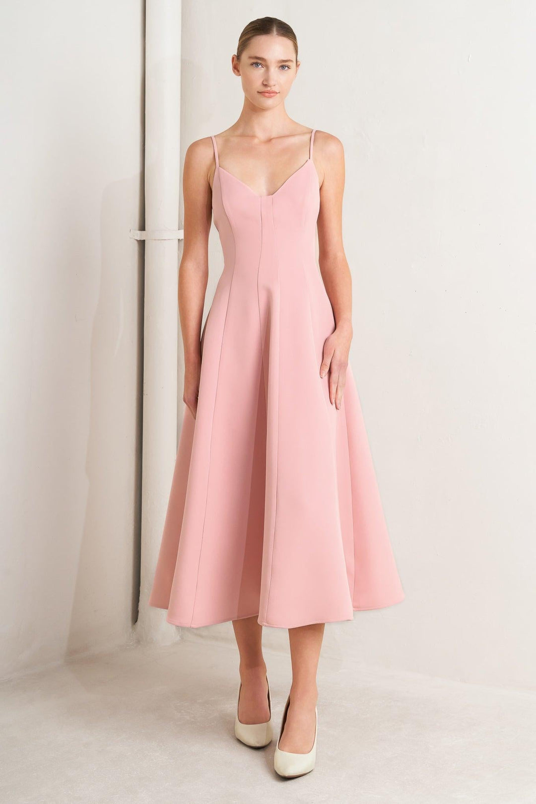 Pure Intention Woven Midi Dress from KADOU Boutique