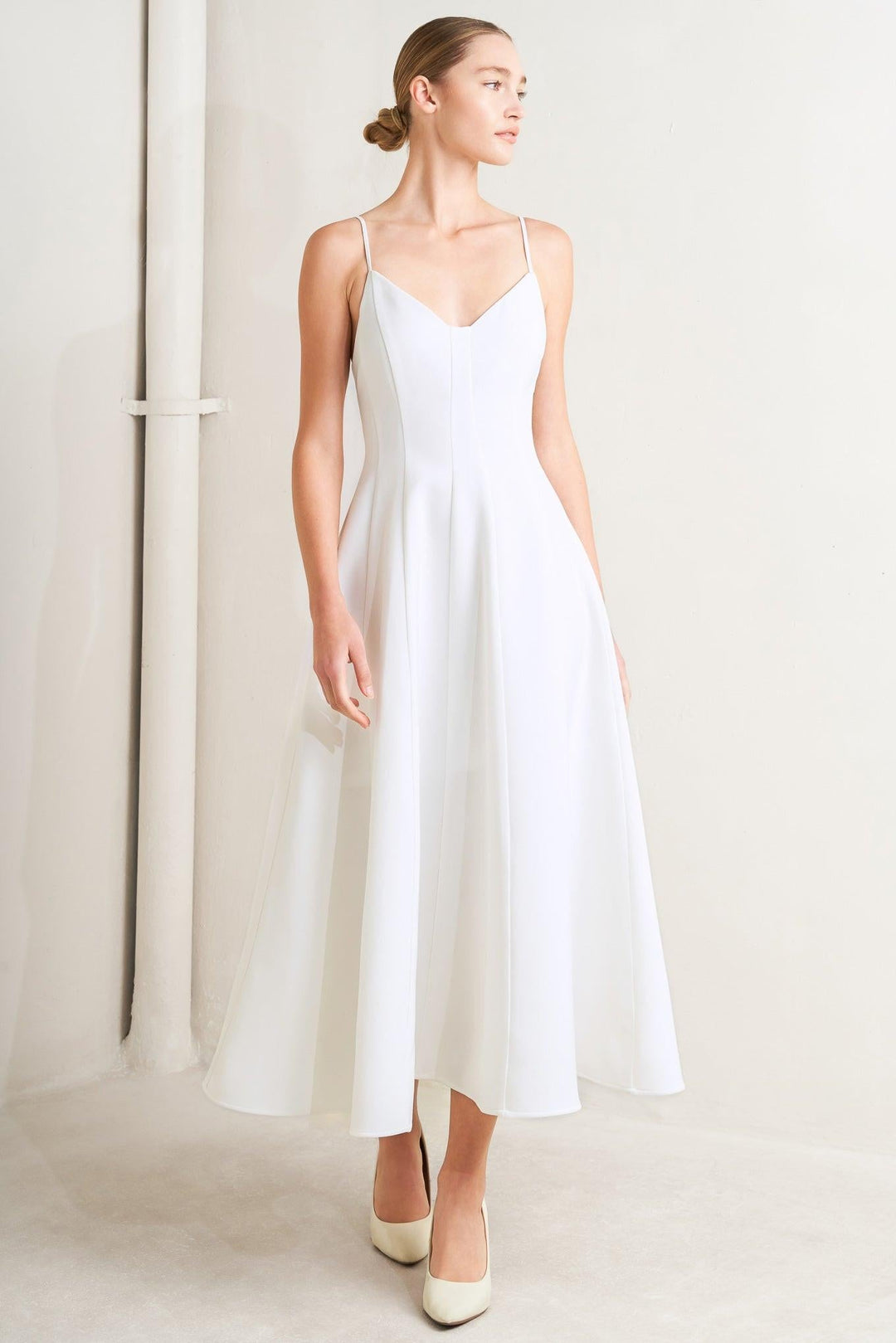 Pure Intention Woven Midi Dress from KADOU Boutique