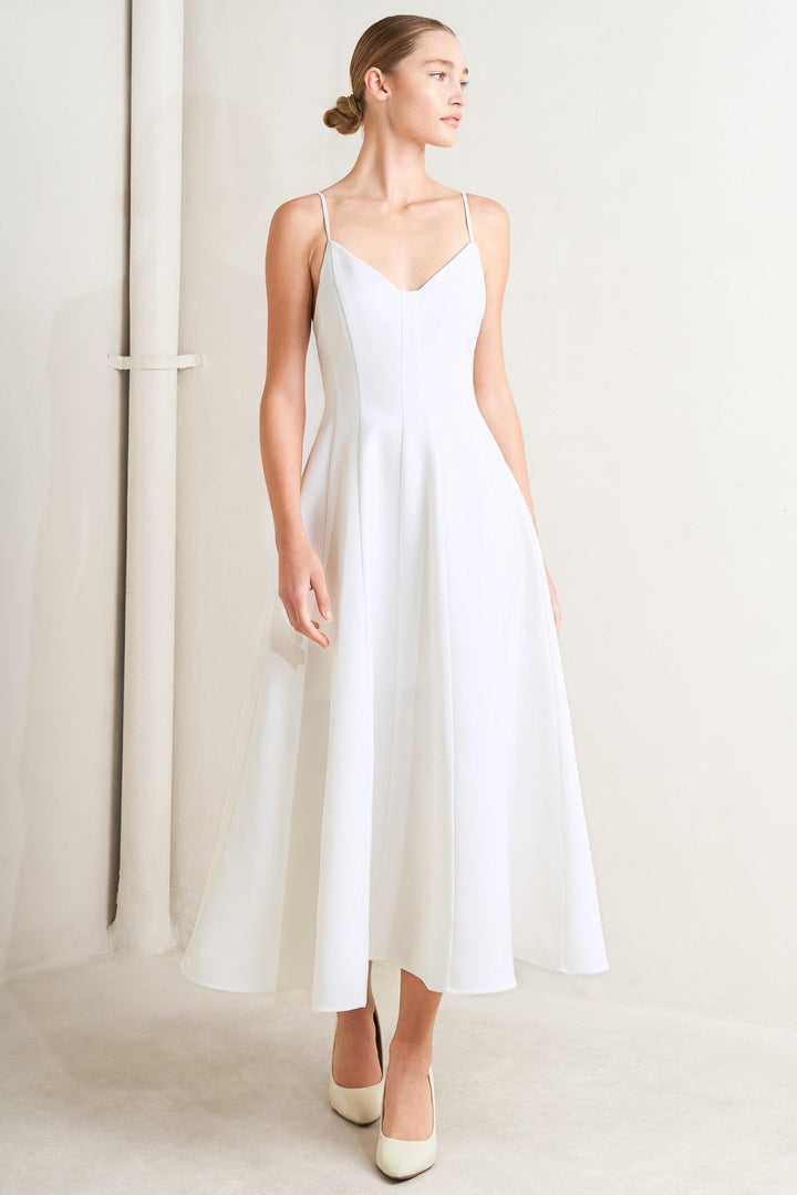 Pure Intention Woven Midi Dress from KADOU Boutique