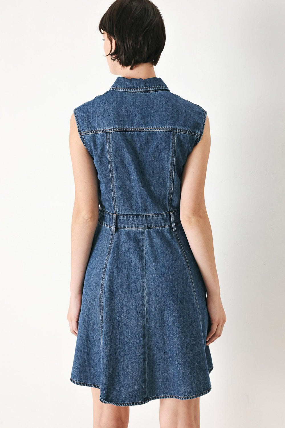 Casual Glam Denim Mini Dress from KADOU Boutique