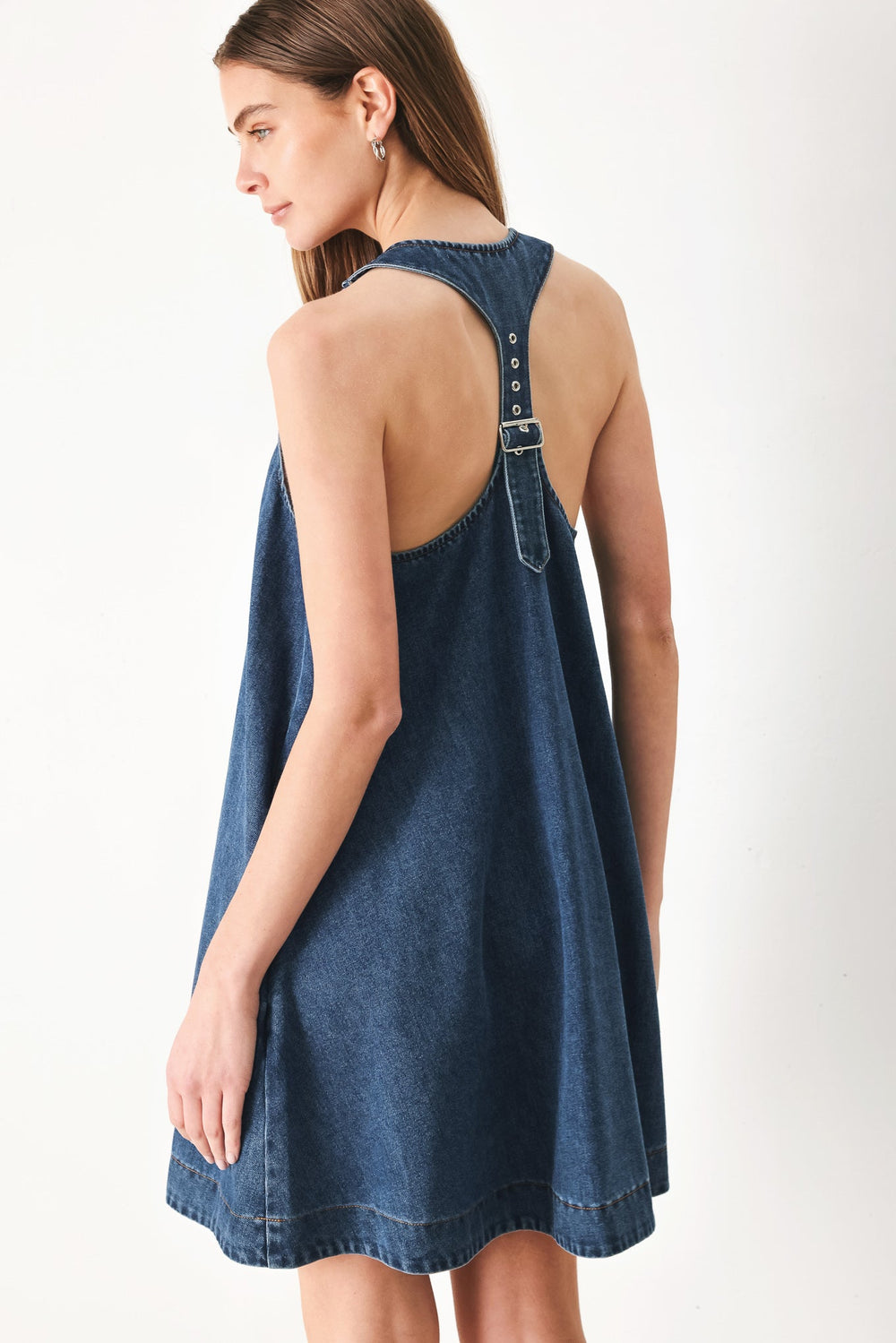 Blue Breeze Denim Mini Dress from KADOU Boutique
