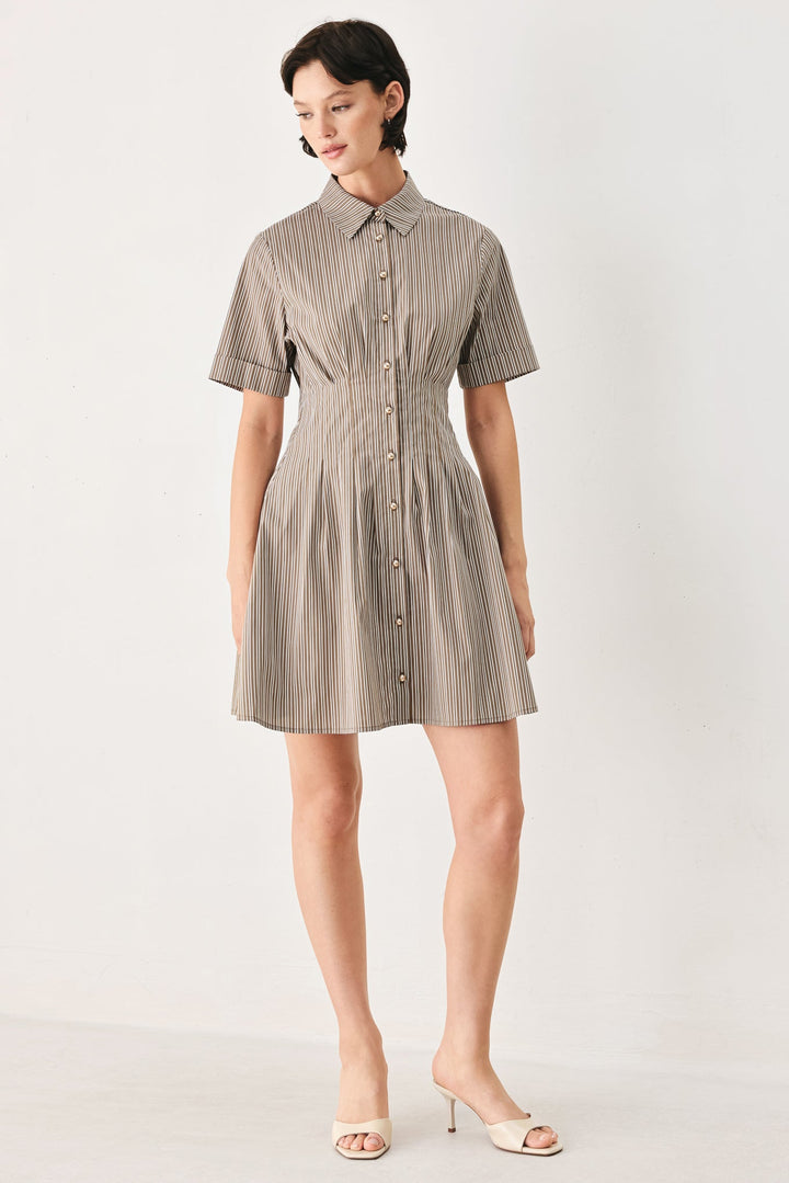 PARK AVENUE WOVEN MINI DRESS