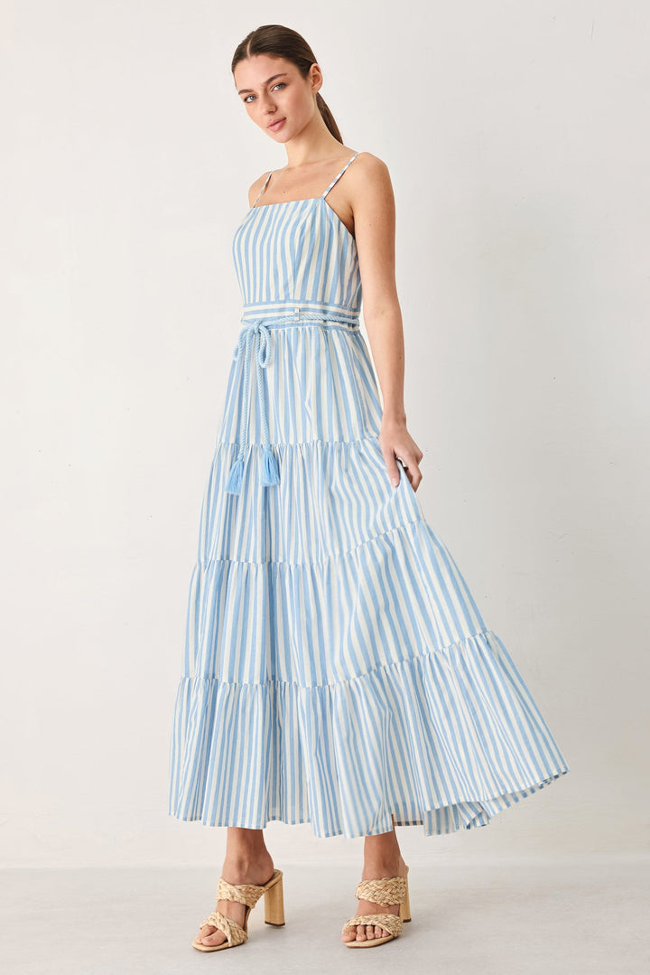 ROSY BREEZE WOVEN ANKLE DRESS