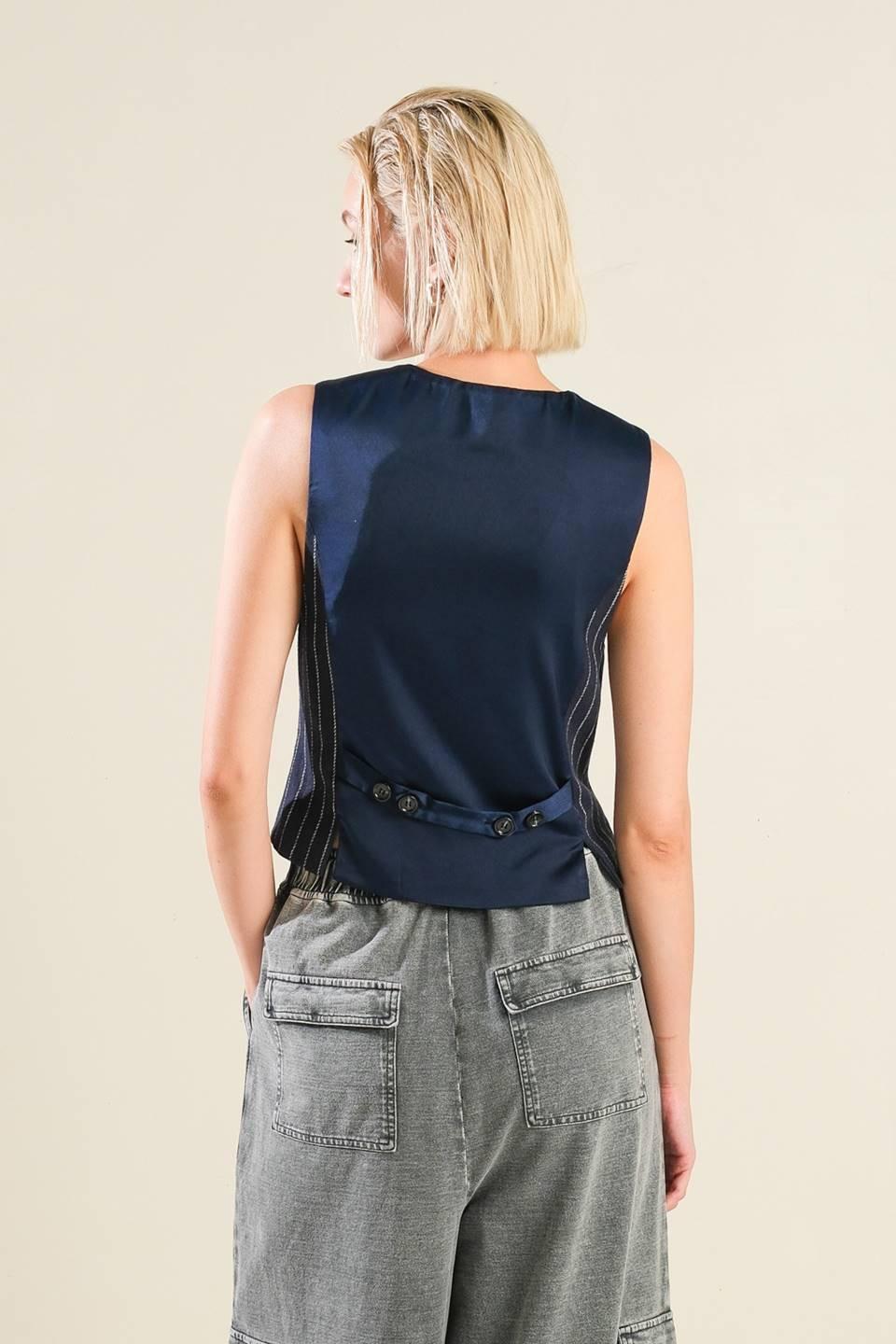Forever Connected Woven Vest from KADOU Boutique