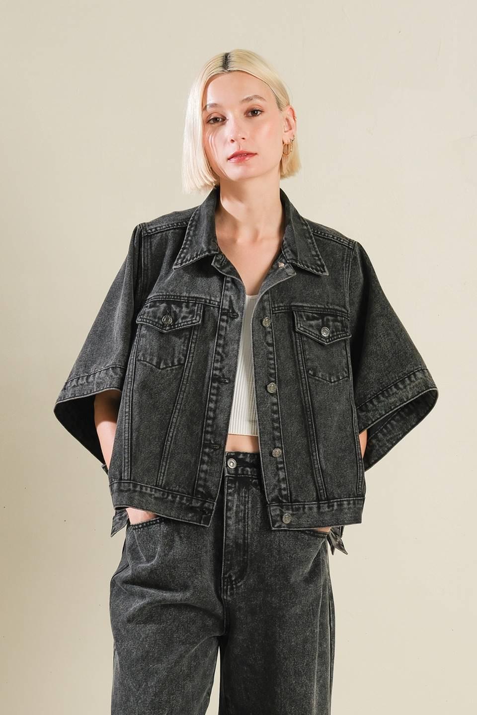 Beautiful As You Denim Jacket from KADOU Boutique