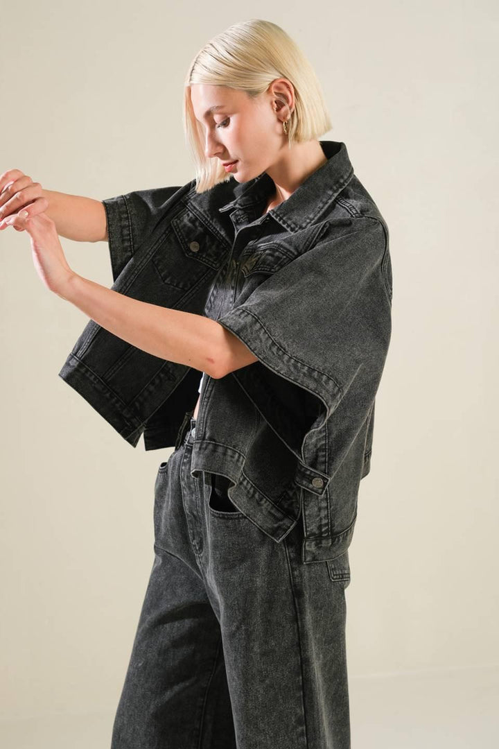 Beautiful As You Denim Jacket from KADOU Boutique