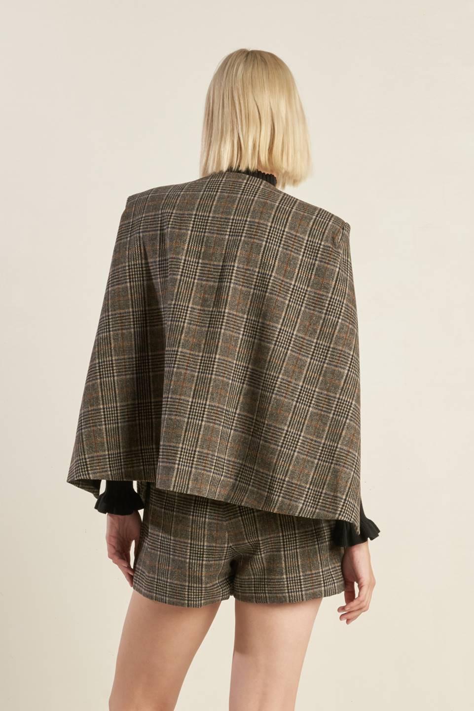 Eternal Devotion Woolen Capelet from KADOU Boutique