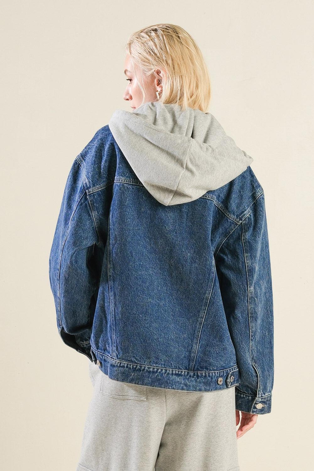 Cross Your Mind Denim Jacket from KADOU Boutique