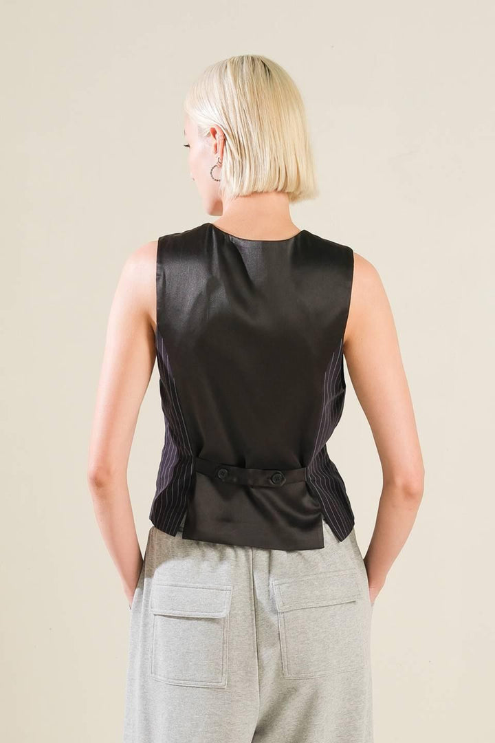 Caught Your Eye Woven Vest from KADOU Boutique