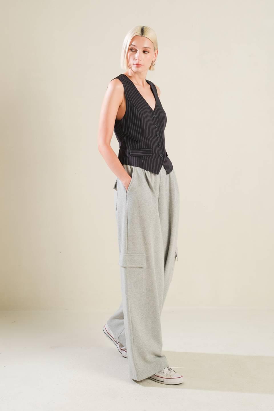 Caught Your Eye Woven Vest from KADOU Boutique
