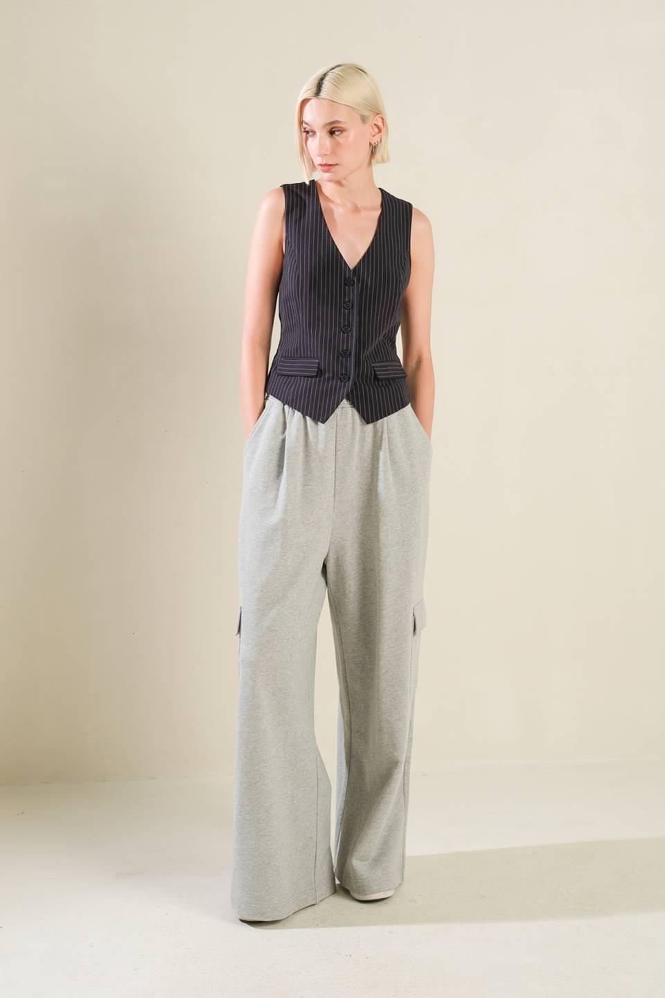 Caught Your Eye Woven Vest from KADOU Boutique