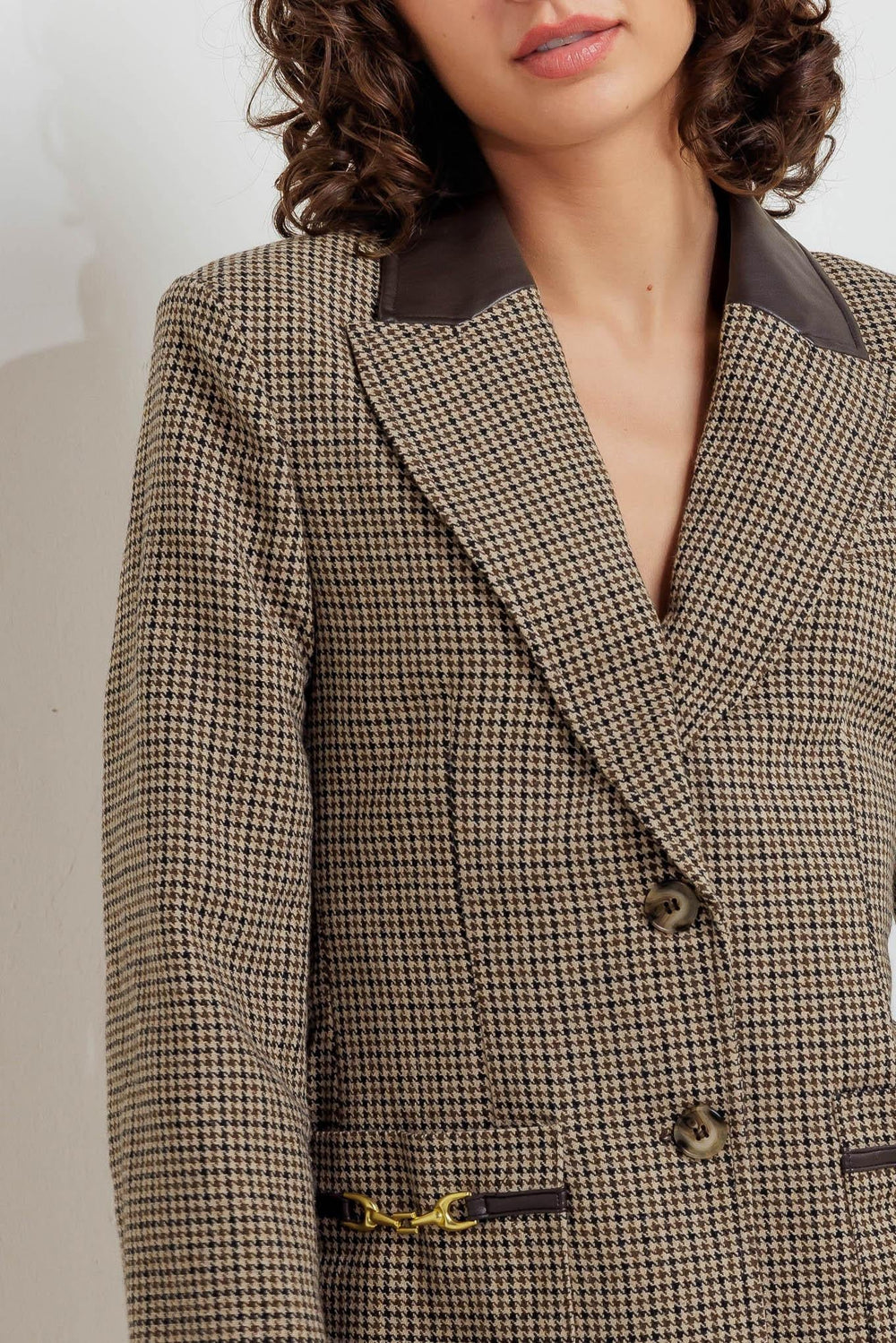 Preppy Edge Woven Jacket from KADOU Boutique