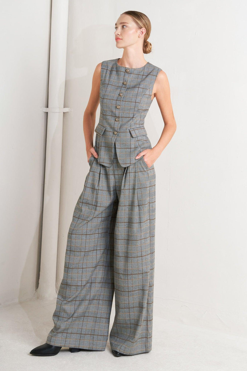 New Age Woven Vest from KADOU Boutique